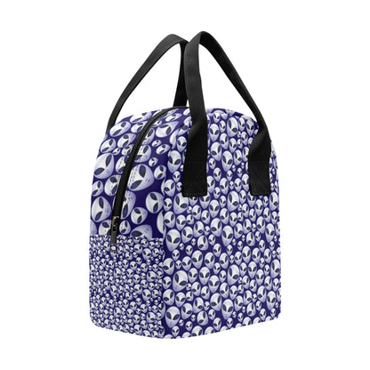 Alien Head Extraterrestrial Insulated Lunch Bag