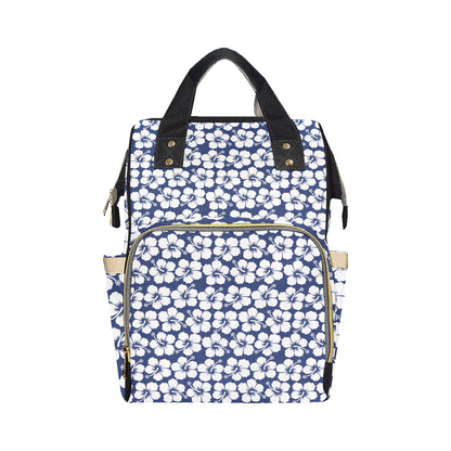 Hibiscus Pattern Print Design HB013 Diaper Bag Backpack