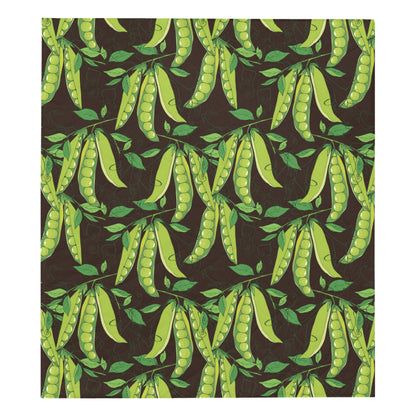 Peas Pattern Print Design A03 Premium Quilt