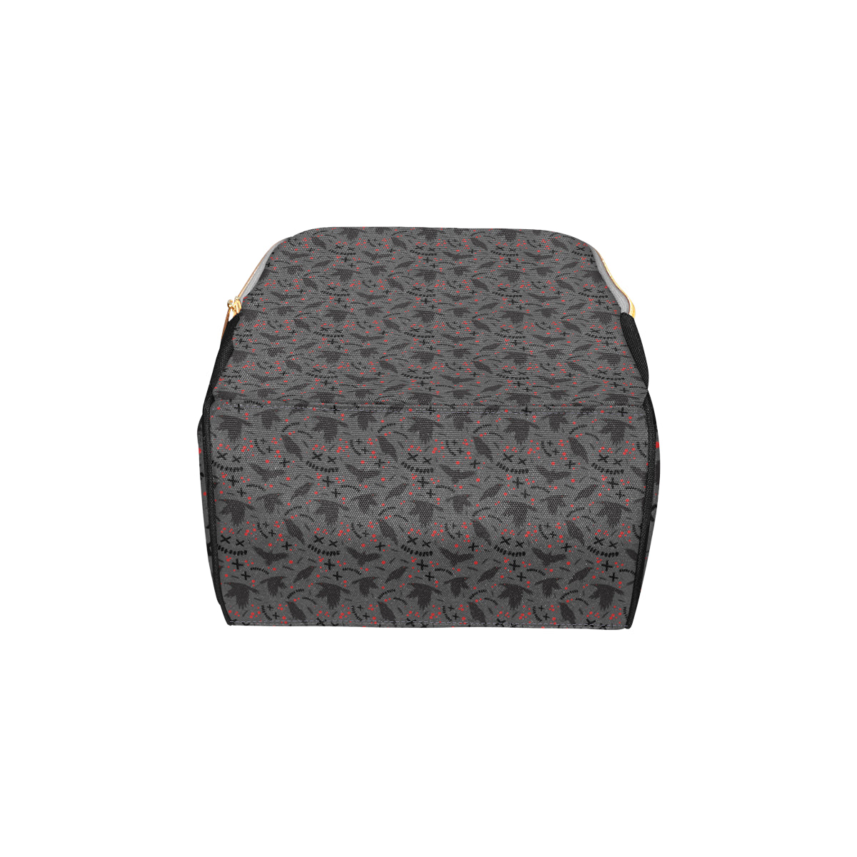Crow Pattern Print Design 02 Diaper Bag Backpack