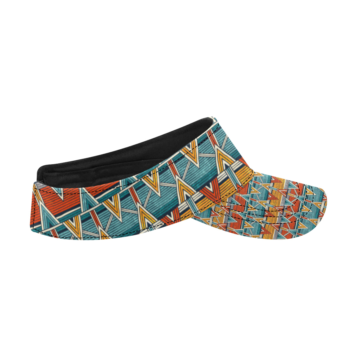 Kente Print African Design Themed Unisex Sun Visor