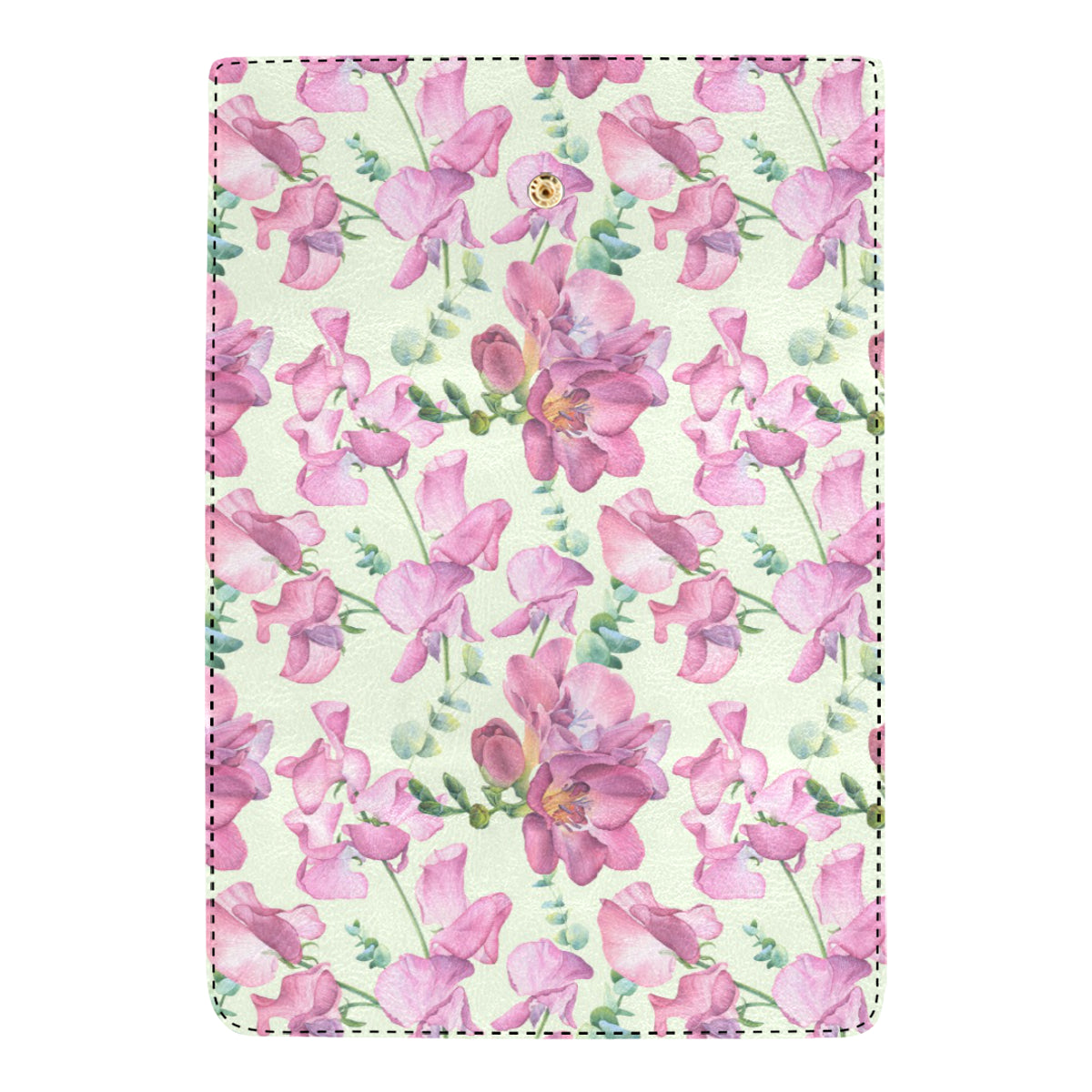 Peony Pattern Print Design PE011 Women's Trifold Wallet