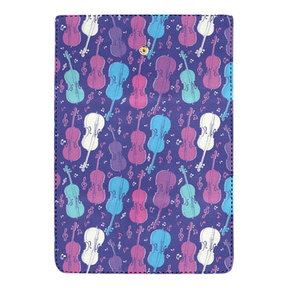 Cello Pattern Print Design 01 Women's Trifold Wallet