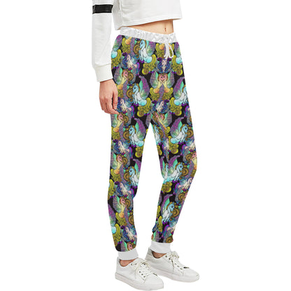 Unicorn With Wings Print Pattern Unisex Sweatpants