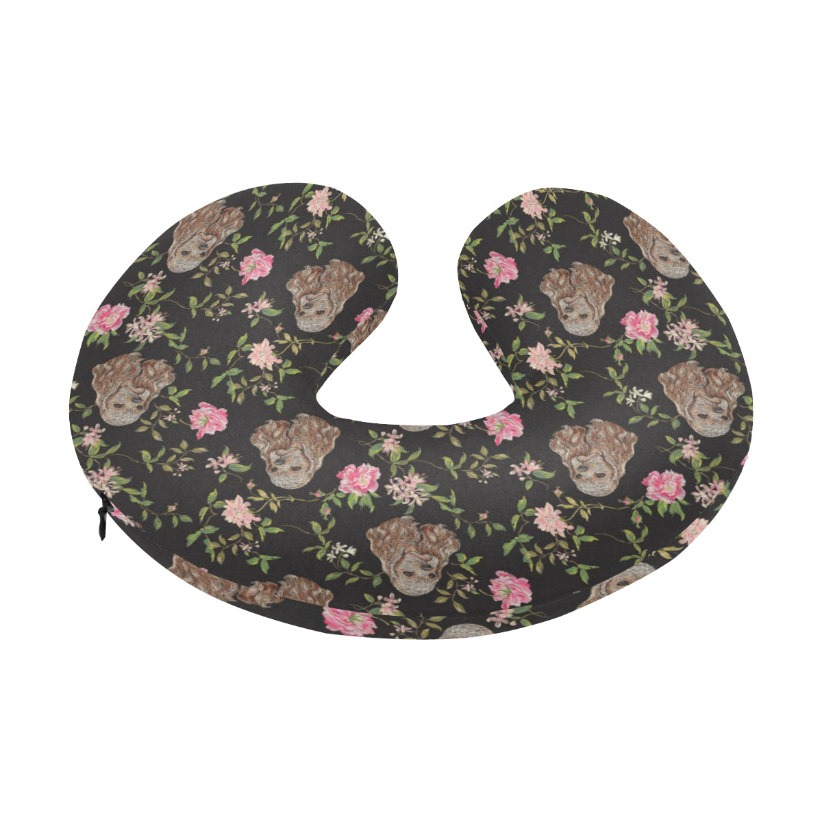 Cocker Pattern Print Design 03 U-Shaped Travel Neck Pillow
