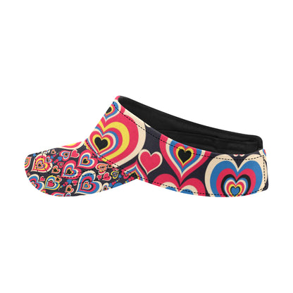 Heart Pattern Print Design HE08 Unisex Sun Visor