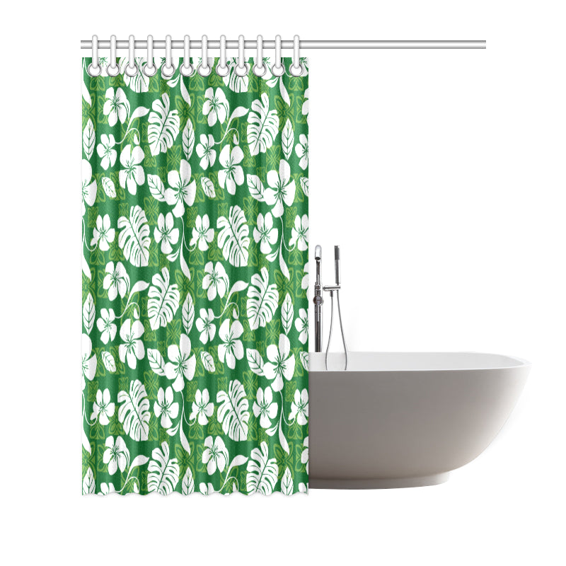 Hawaiian Themed Pattern Print Design H016 Shower Curtain