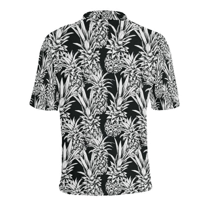 Pineapple Pattern Print Design PP08 Men Polo Shirt
