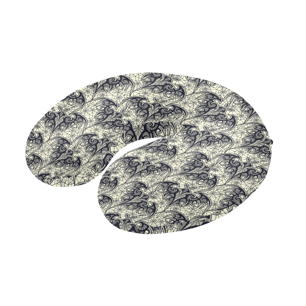 Bat Tribal Pattern Print Design 06 U-Shaped Travel Neck Pillow