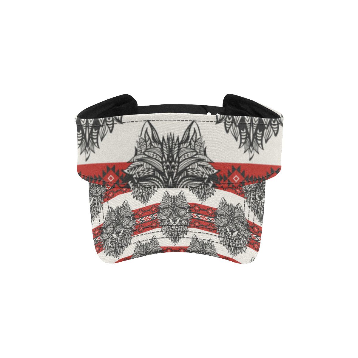 Native Indian Wolf Unisex Sun Visor