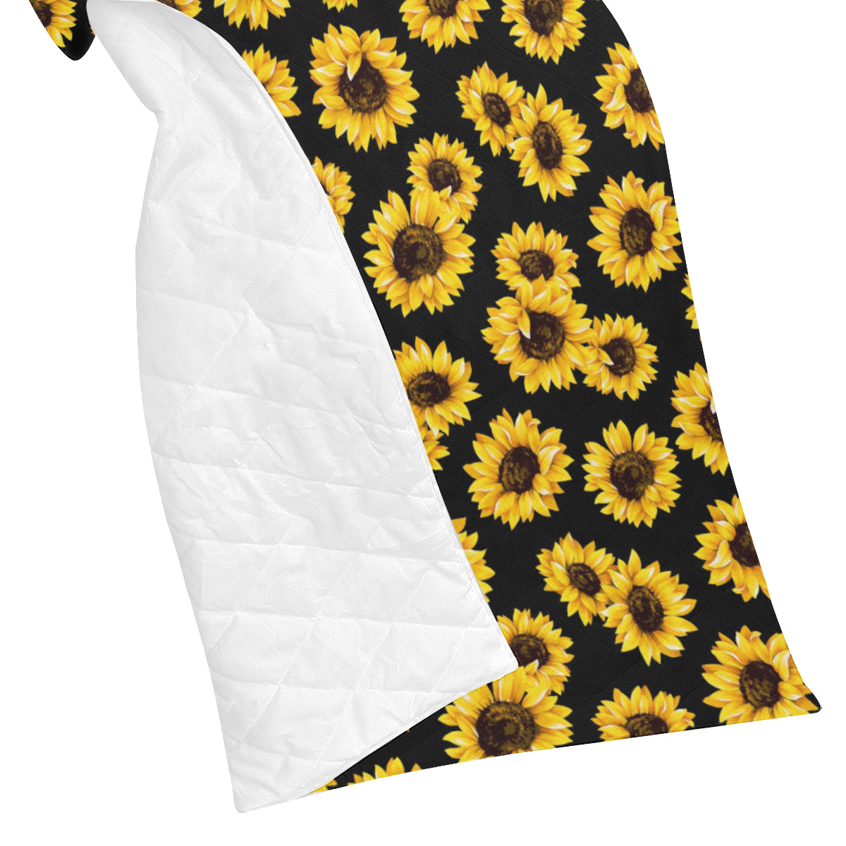 Sunflower Pattern Print Design SF05 Premium Quilt