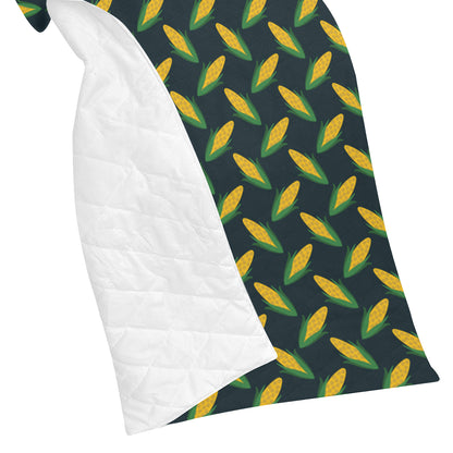 Corn Pattern Print Design 02 Premium Quilt