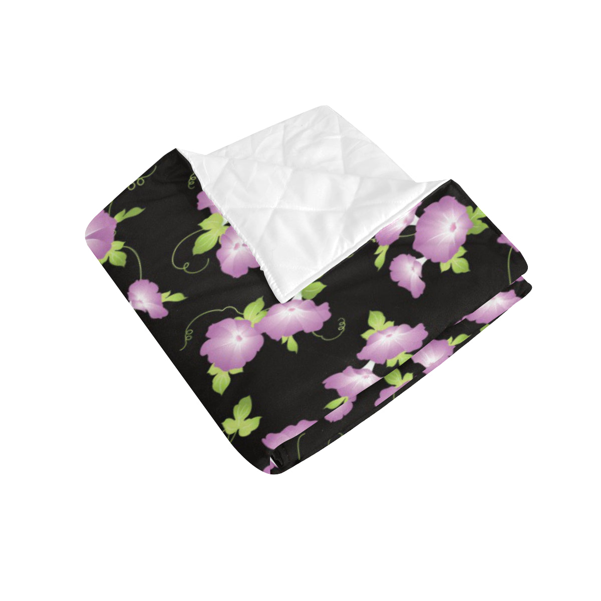Morning Glory Pattern Print Design MG02 Premium Quilt