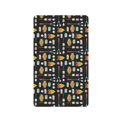 Camping Campfire Marshmallows Rubber Doormat