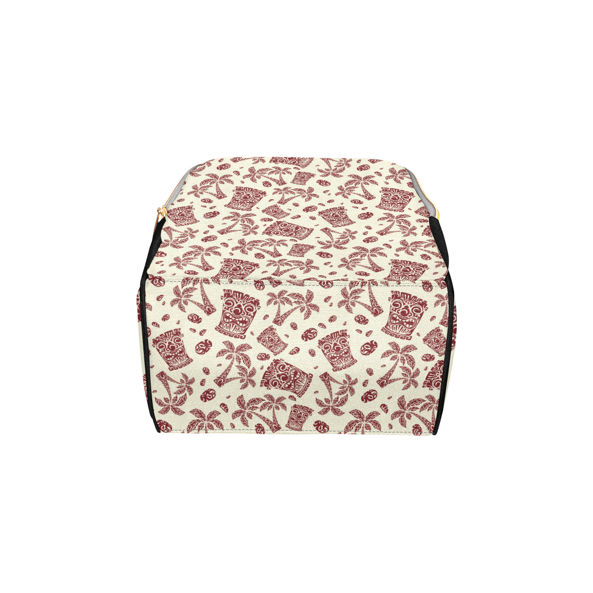 Tiki Tribal Mask Palm Tree Diaper Bag Backpack