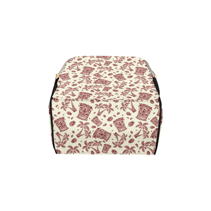 Tiki Tribal Mask Palm Tree Diaper Bag Backpack