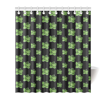Cabbage Pattern Print Design 03 Shower Curtain