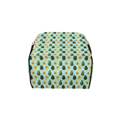 Avocado Pattern Print Design 04 Diaper Bag Backpack