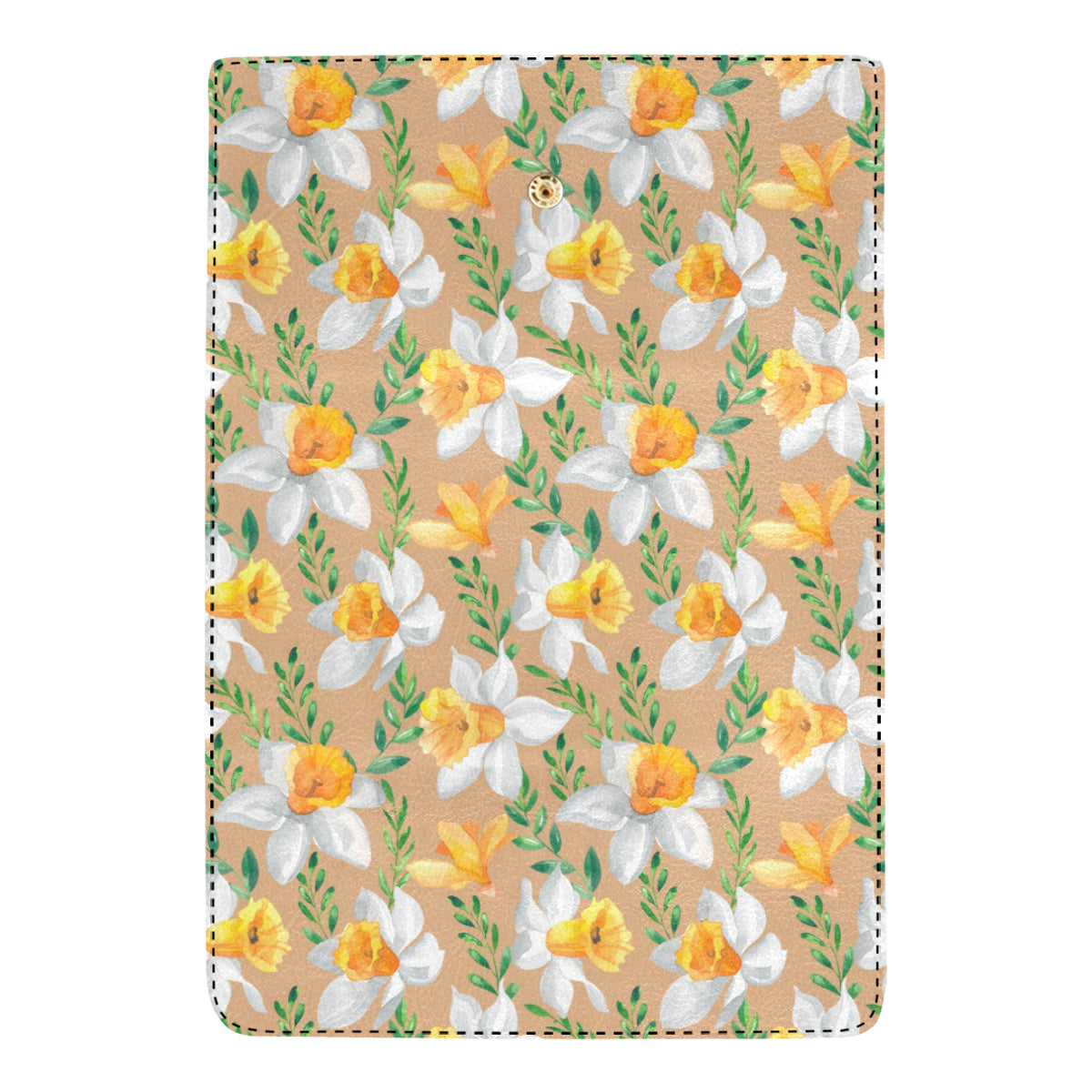 Daffodils Pattern Print Design DF04 Women's Trifold Wallet