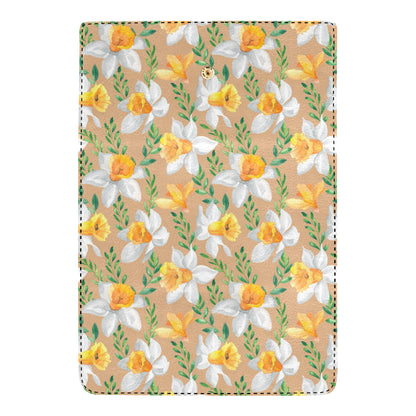 Daffodils Pattern Print Design DF04 Women's Trifold Wallet