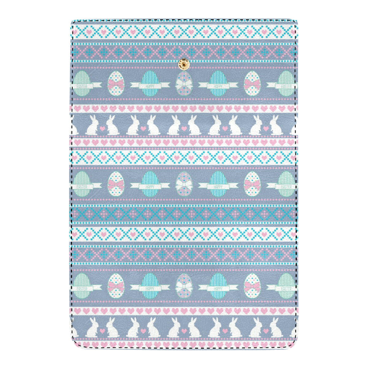 Easter Eggs Pattern Print Design RB013 Women's Trifold Wallet