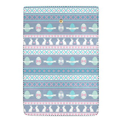 Easter Eggs Pattern Print Design RB013 Women's Trifold Wallet