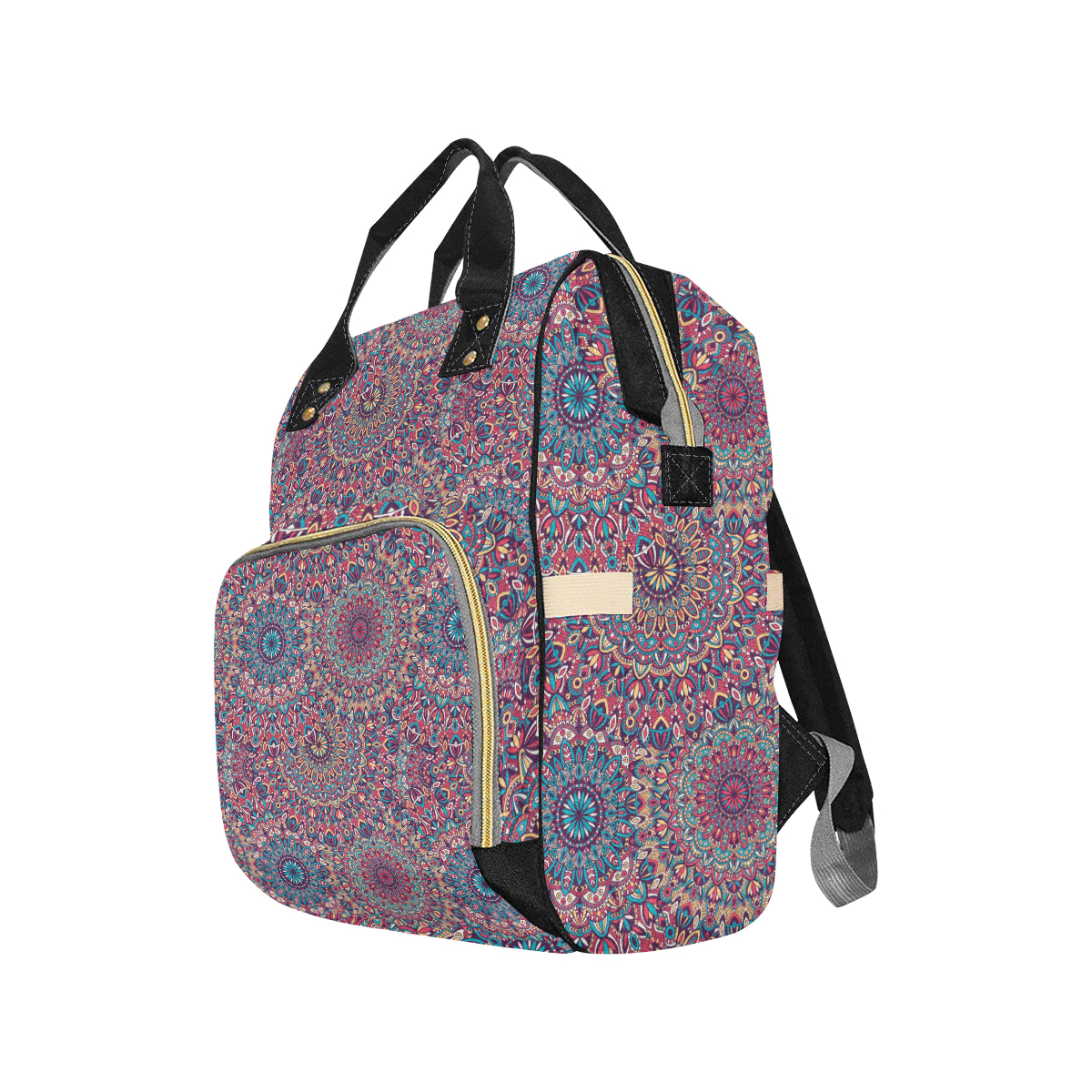 Boho Pattern Print Design 05 Diaper Bag Backpack