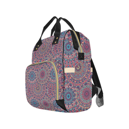 Boho Pattern Print Design 05 Diaper Bag Backpack