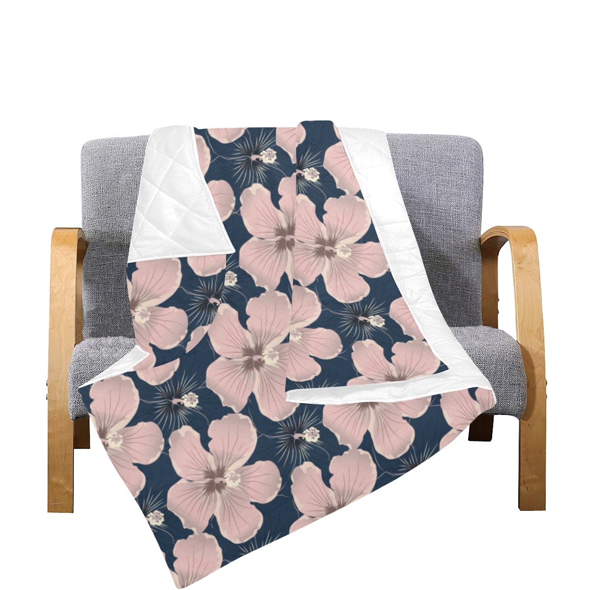 Plumeria Pattern Print Design PM018 Premium Quilt
