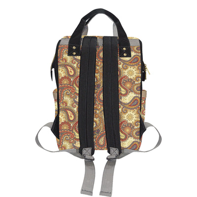 Boho Pattern Print Design 08 Diaper Bag Backpack