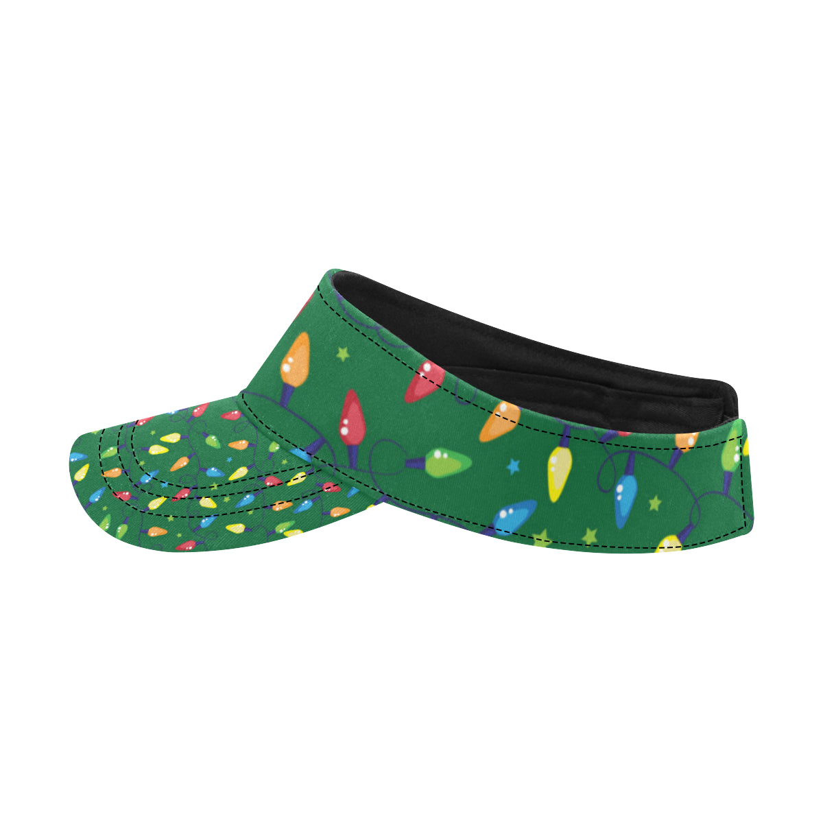 Christmas Light Pattern Print Design 02 Unisex Sun Visor