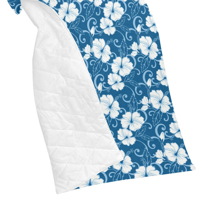 Hibiscus Pattern Print Design HB03 Premium Quilt