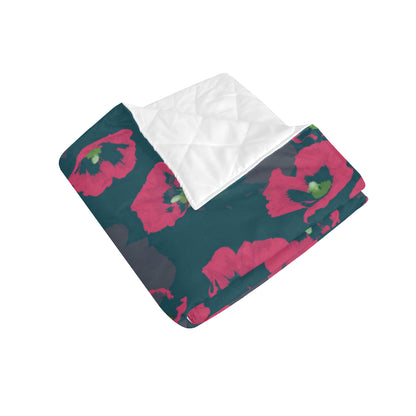Morning Glory Pattern Print Design 01 Premium Quilt