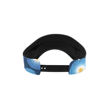 Morning Glory Pattern Print Design 02 Unisex Sun Visor