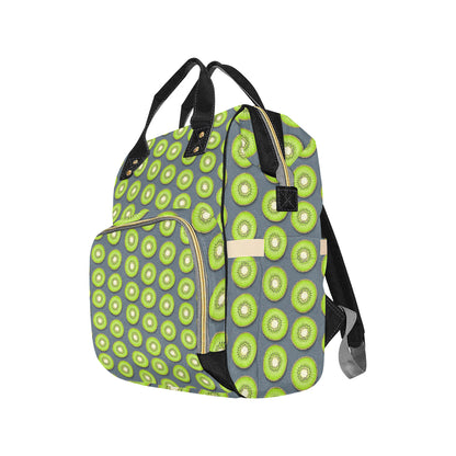 Kiwi Pattern Print Design KW06 Diaper Bag Backpack
