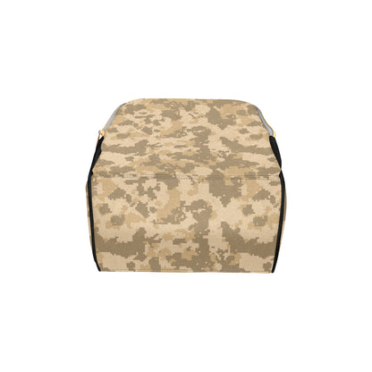ACU Digital Desert Camouflage Diaper Bag Backpack