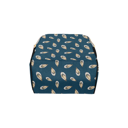 Oyster Pattern Print Design 03 Diaper Bag Backpack