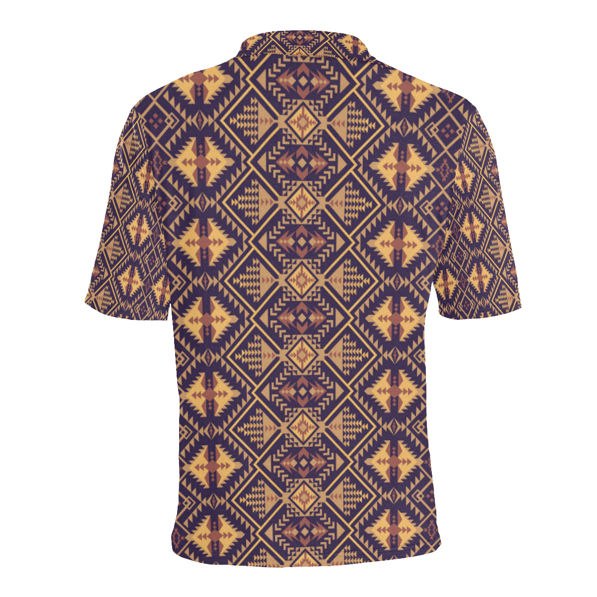Aztec Pattern Print Design 09 Men Polo Shirt