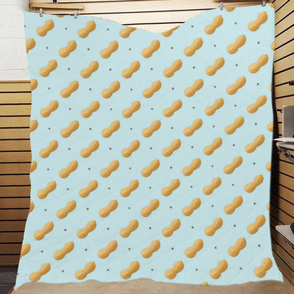 Peanut Pattern Print Design A03 Premium Quilt