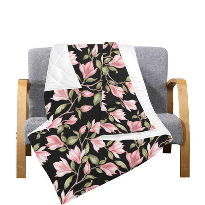 Magnolia Pattern Print Design MAG03 Premium Quilt