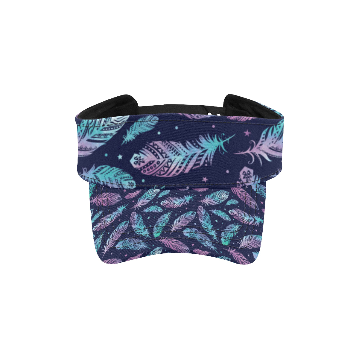 Feather Aztec Design Print Unisex Sun Visor