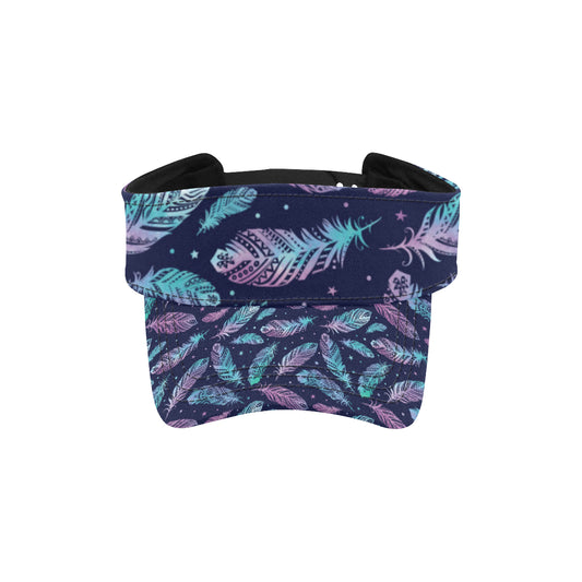 Feather Aztec Design Print Unisex Sun Visor
