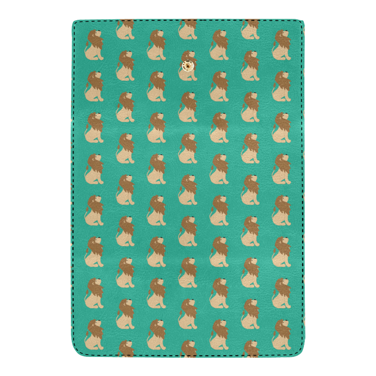 Lion Pattern Print Design 02 Women's Trifold Wallet