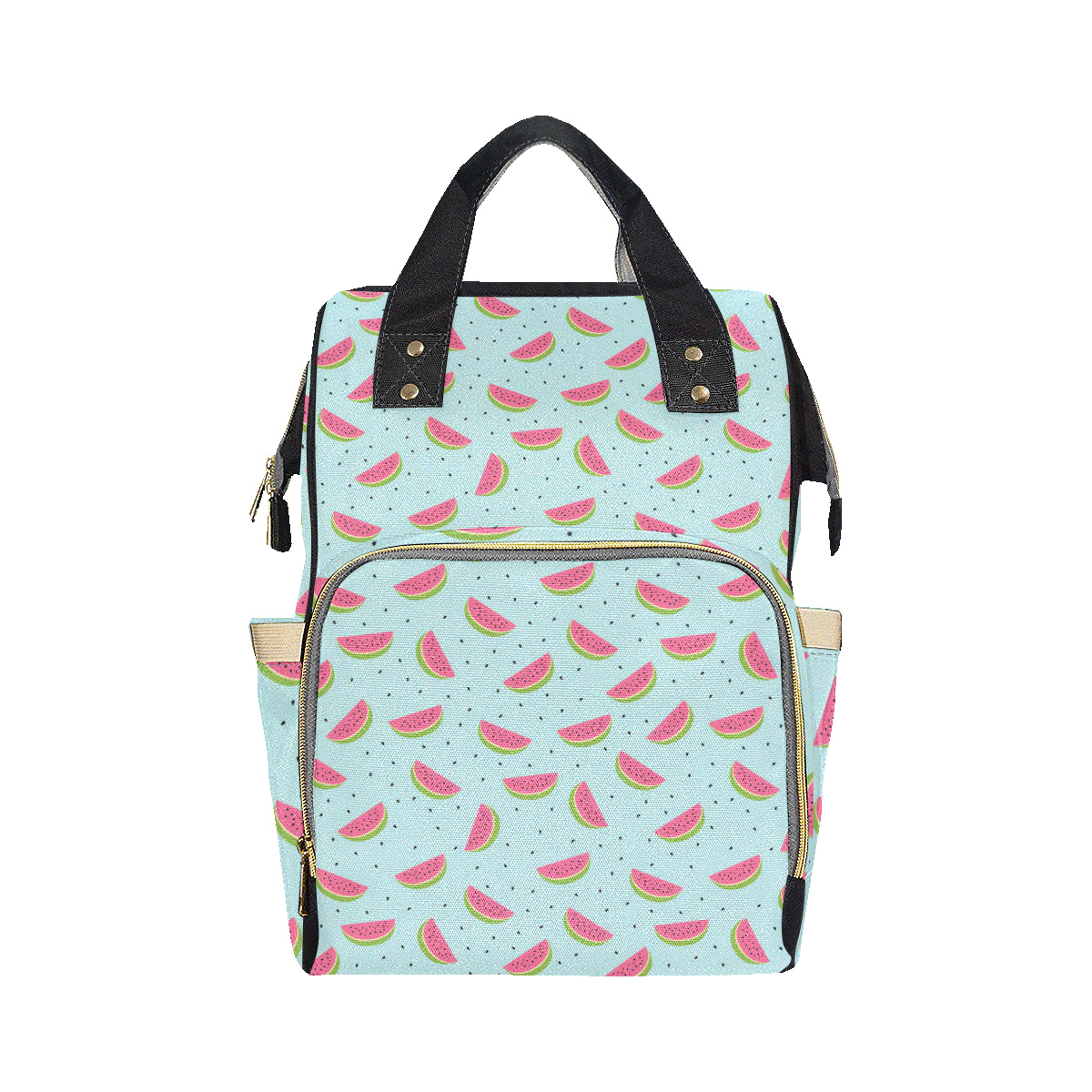 Watermelon Pattern Print Design WM06 Diaper Bag Backpack