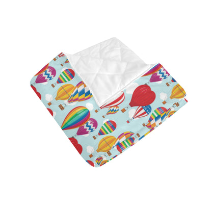 Ballon Pattern Print Design 07 Premium Quilt