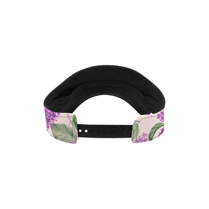 Lilac Pattern Print Design LI02 Unisex Sun Visor
