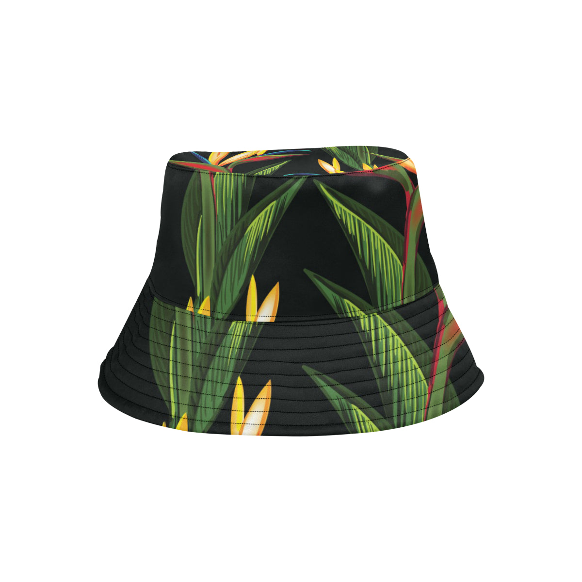 Bird Of Paradise Pattern Print Design BOP012 Unisex Bucket Hat