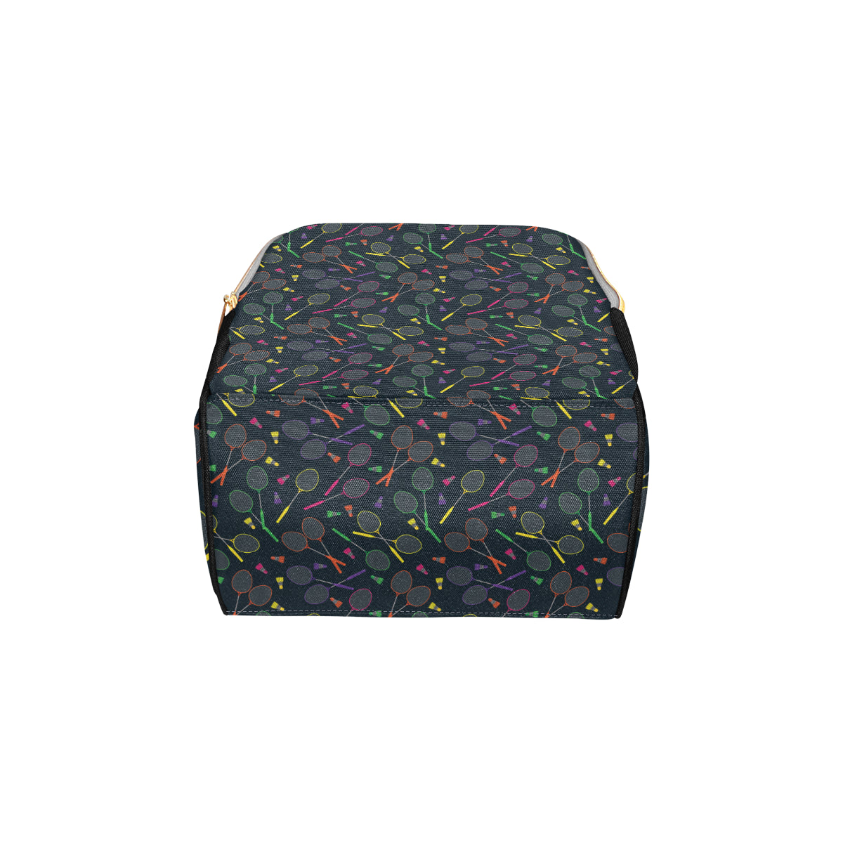 Badminton Pattern Print Design 04 Diaper Bag Backpack