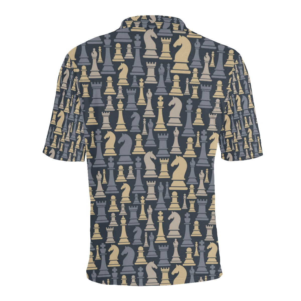 Chess Pattern Print Design 04 Men Polo Shirt