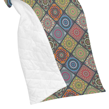 Bohemian Pattern Print Design 05 Premium Quilt
